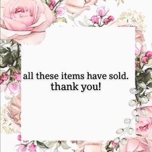 items beyond this point are SOLD